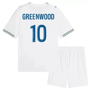 Camisolas Olympique Marseille Greenwood 10 Criança Equipamento Principal 26/27