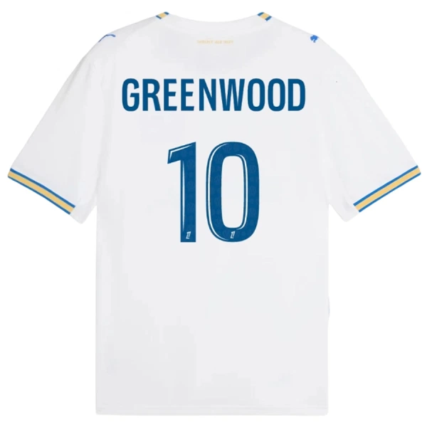 Camisolas Olympique Marseille Greenwood 10 Equipamento Principal 26/27 Camisolas Olympique Marseille Greenwood 10 Equipamento Principal 26/27