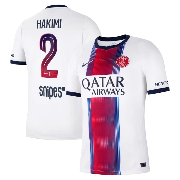 Camisolas Paris Saint-Germain Achraf Hakimi 2 Equipamento Alternativo 26/27 Camisolas Paris Saint-Germain Achraf Hakimi 2 Equipamento Alternativo 26/27