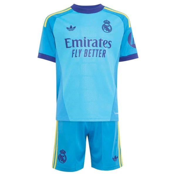 Camisolas Guarda Redes Real Madrid Criança Equipamento Alternativo 26/27 Camisolas Guarda Redes Real Madrid Criança Equipamento Alternativo 26/27