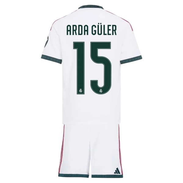 Camisolas Real Madrid Arda Guler 15 Criança Equipamento Principal 26/27