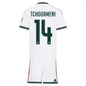Camisolas Real Madrid Aurélien Tchouaméni 14 Criança Equipamento Principal 26/27