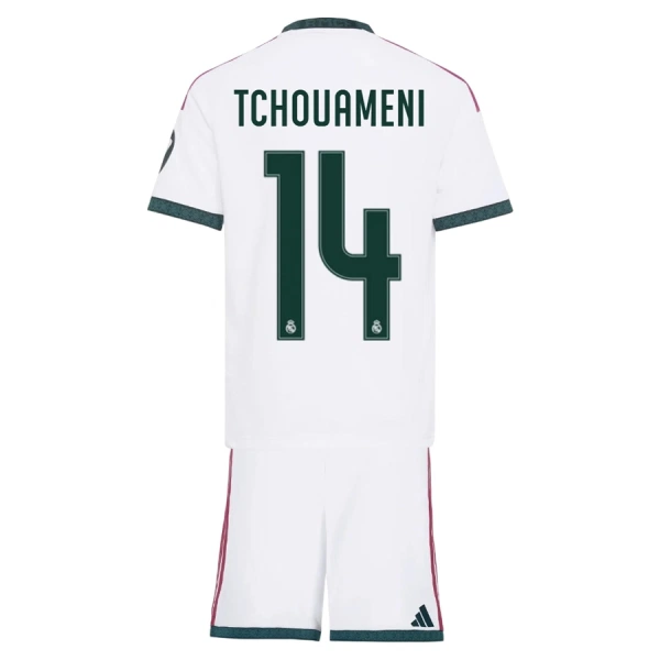 Camisolas Real Madrid Aurélien Tchouaméni 14 Criança Equipamento Principal 26/27