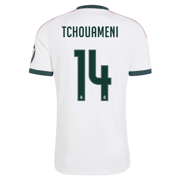 Camisolas Real Madrid Aurélien Tchouaméni 14 Equipamento Principal 26/27 Camisolas Real Madrid Aurélien Tchouaméni 14 Equipamento Principal 26/27