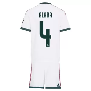Camisolas Real Madrid David Alaba 4 Criança Equipamento Principal 26/27