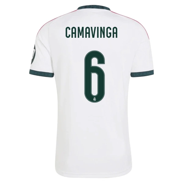 Camisolas Real Madrid Eduardo Camavinga 6 Equipamento Principal 26/27