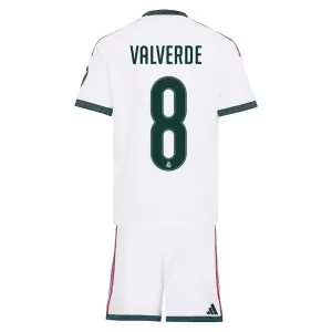 Camisolas Real Madrid Federico Valverde 8 Criança Equipamento Principal 26/27