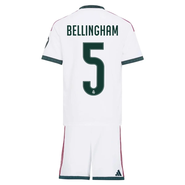 Camisolas Real Madrid Jude Bellingham 5 Criança Equipamento Principal 26/27 Camisolas Real Madrid Jude Bellingham 5 Criança Equipamento Principal 26/27
