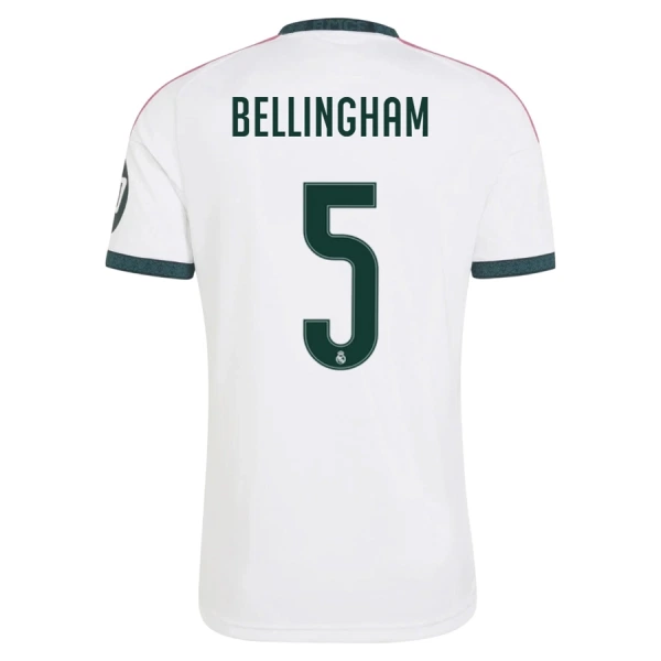 Camisolas Real Madrid Jude Bellingham 5 Equipamento Principal 26/27 Camisolas Real Madrid Jude Bellingham 5 Equipamento Principal 26/27