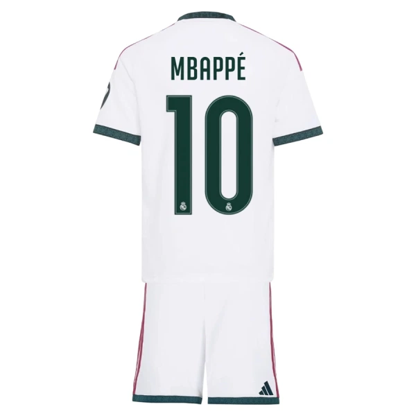 Camisolas Real Madrid Kylian Mbappé 10 Criança Equipamento Principal 26/27 Camisolas Real Madrid Kylian Mbappé 10 Criança Equipamento Principal 26/27