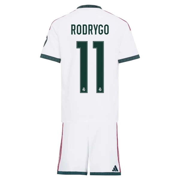 Camisolas Real Madrid Rodrygo Goes 11 Criança Equipamento Principal 26/27 Camisolas Real Madrid Rodrygo Goes 11 Criança Equipamento Principal 26/27