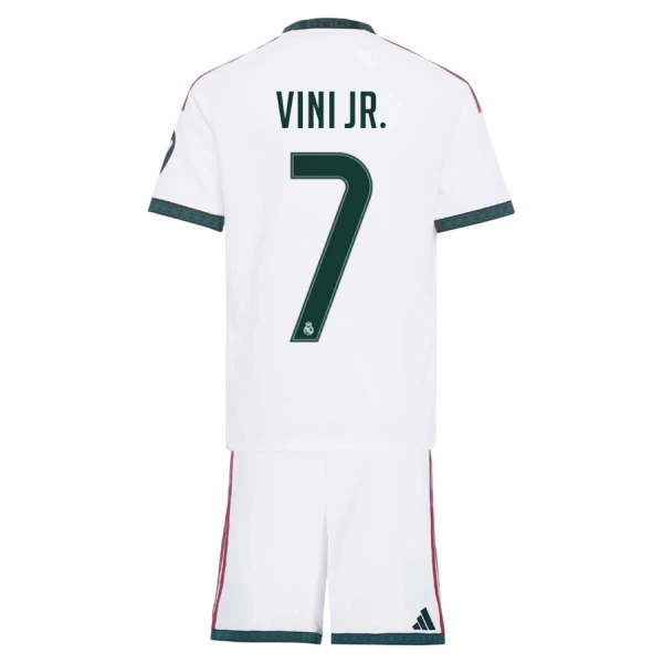 Camisolas Real Madrid Vinicius Junior 7 Criança Equipamento Principal 26/27 Camisolas Real Madrid Vinicius Junior 7 Criança Equipamento Principal 26/27