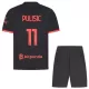 Camisolas AC Milan Christian Pulišić 11 Criança Equipamento Terceiro 26/27 Camisolas AC Milan Christian Pulišić 11 Criança Equipamento Terceiro 26/27
