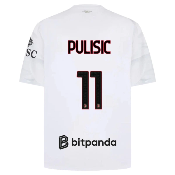 Camisolas AC Milan Christian Pulišić 11 Equipamento Alternativo 26/27 Camisolas AC Milan Christian Pulišić 11 Equipamento Alternativo 26/27