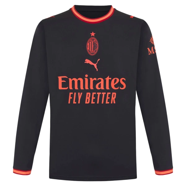 Camisolas AC Milan Equipamento Terceiro 26/27 Manga Comprida
