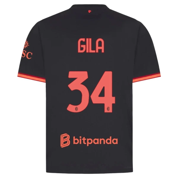 Camisolas AC Milan Gila 34 Equipamento Terceiro 26/27 Camisolas AC Milan Gila 34 Equipamento Terceiro 26/27