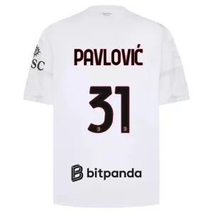 Camisolas AC Milan Pavlovic 31 Equipamento Alternativo 26/27