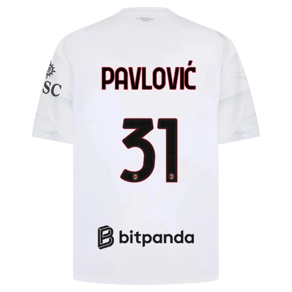 Camisolas AC Milan Pavlovic 31 Equipamento Alternativo 26/27