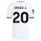 Camisolas Liverpool Diogo Jota 20 Equipamento Alternativo 26/27