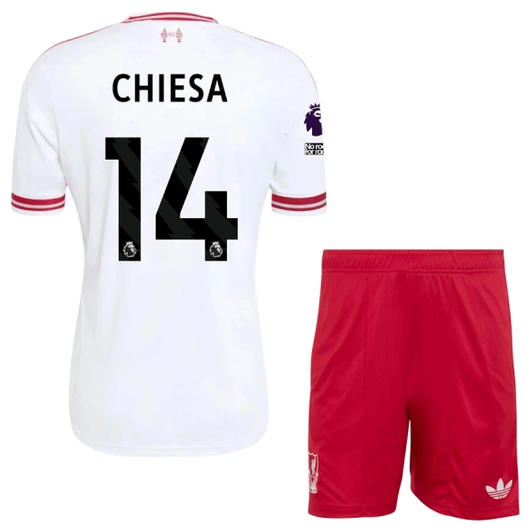 Camisolas Liverpool Federico Chiesa 14 Criança Equipamento Alternativo 26/27
