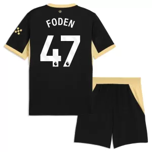 Camisolas Manchester City Phil Foden 47 Criança Equipamento Alternativo 26/27