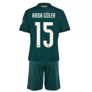 Camisolas Real Madrid Arda Guler 15 Criança Equipamento Alternativo 26/27