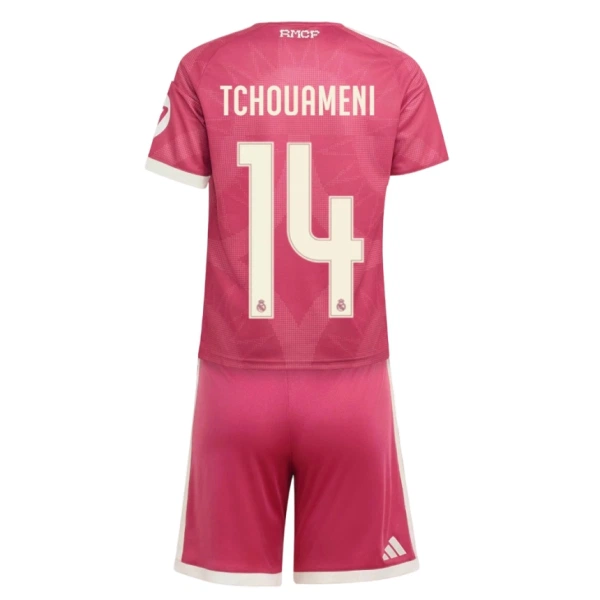 Camisolas Real Madrid Aurélien Tchouaméni 14 Criança Equipamento Terceiro 26/27 Camisolas Real Madrid Aurélien Tchouaméni 14 Criança Equipamento Terceiro 26/27