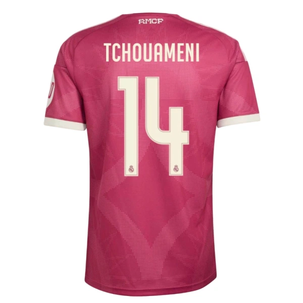 Camisolas Real Madrid Aurélien Tchouaméni 14 Equipamento Terceiro 26/27 Camisolas Real Madrid Aurélien Tchouaméni 14 Equipamento Terceiro 26/27