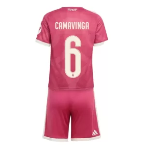 Camisolas Real Madrid Eduardo Camavinga 6 Criança Equipamento Terceiro 26/27