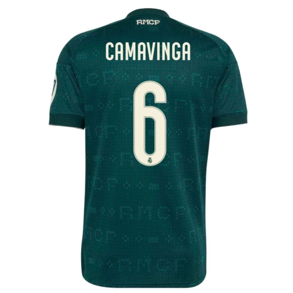 Camisolas Real Madrid Eduardo Camavinga 6 Equipamento Alternativo 26/27 Camisolas Real Madrid Eduardo Camavinga 6 Equipamento Alternativo 26/27