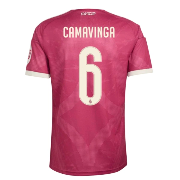 Camisolas Real Madrid Eduardo Camavinga 6 Equipamento Terceiro 26/27 Camisolas Real Madrid Eduardo Camavinga 6 Equipamento Terceiro 26/27