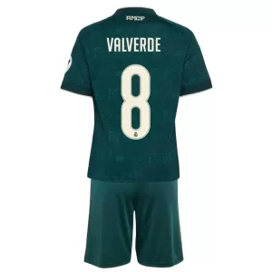 Camisolas Real Madrid Federico Valverde 8 Criança Equipamento Alternativo 26/27