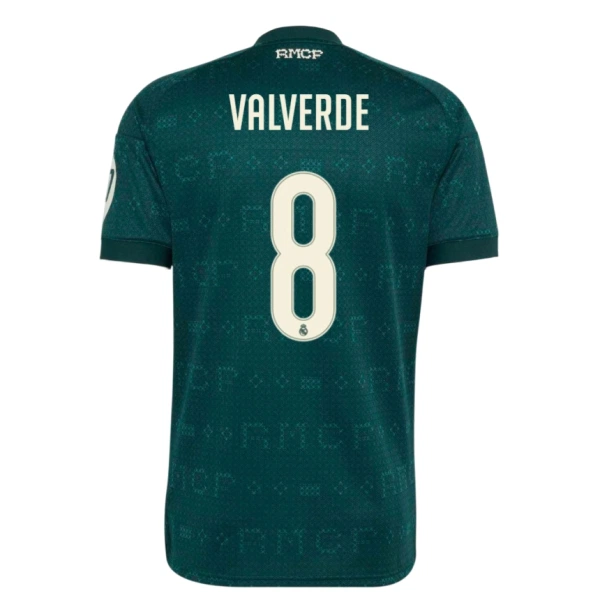 Camisolas Real Madrid Federico Valverde 8 Equipamento Alternativo 26/27