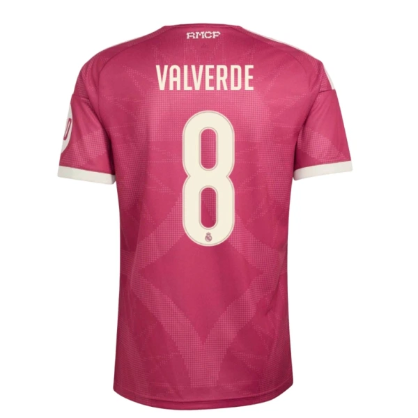 Camisolas Real Madrid Federico Valverde 8 Equipamento Terceiro 26/27 Camisolas Real Madrid Federico Valverde 8 Equipamento Terceiro 26/27