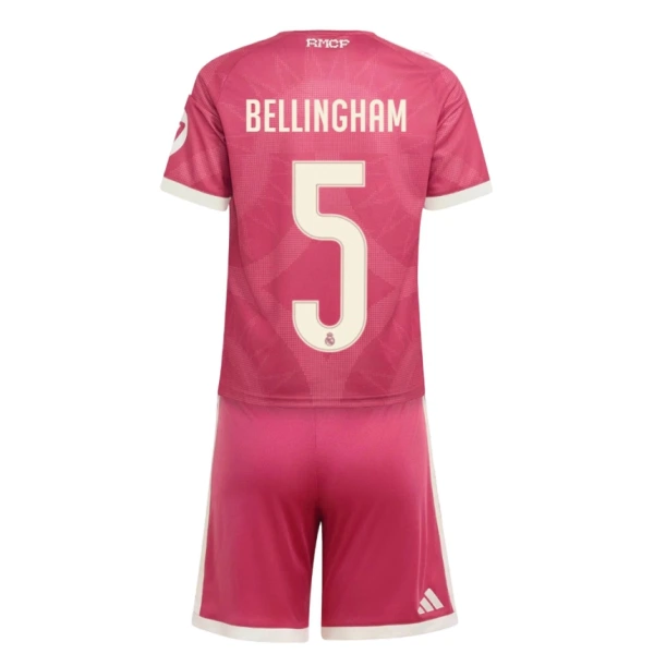 Camisolas Real Madrid Jude Bellingham 5 Criança Equipamento Terceiro 26/27