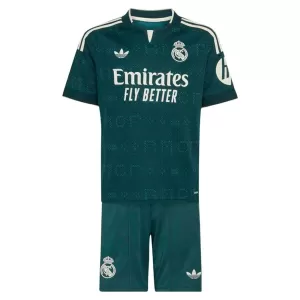 Camisolas Real Madrid Kylian Mbappé 10 Criança Equipamento Alternativo 26/27