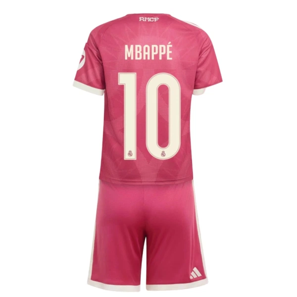 Camisolas Real Madrid Kylian Mbappé 10 Criança Equipamento Terceiro 26/27