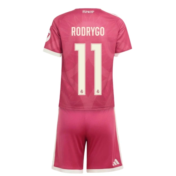 Camisolas Real Madrid Rodrygo Goes 11 Criança Equipamento Terceiro 26/27