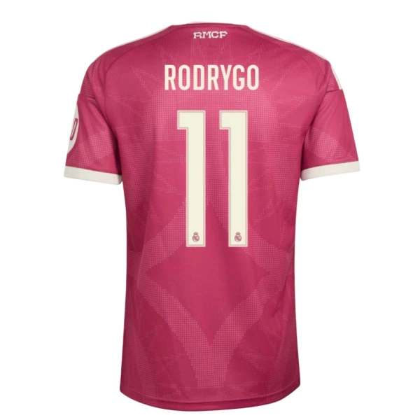 Camisolas Real Madrid Rodrygo Goes 11 Equipamento Terceiro 26/27 Camisolas Real Madrid Rodrygo Goes 11 Equipamento Terceiro 26/27