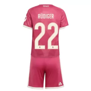 Camisolas Real Madrid Rudiger 22 Criança Equipamento Terceiro 26/27