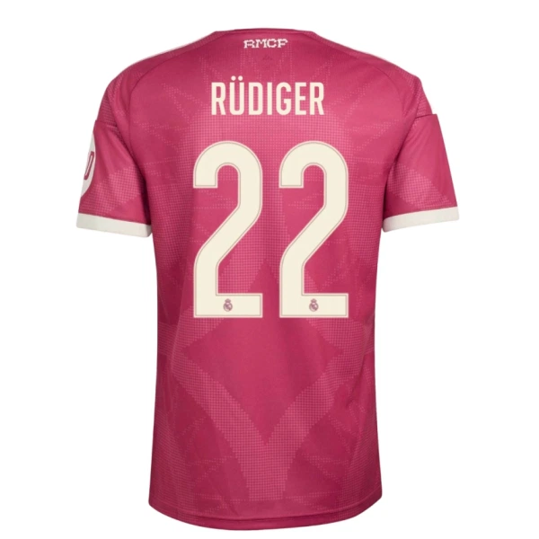 Camisolas Real Madrid Rudiger 22 Equipamento Terceiro 26/27 Camisolas Real Madrid Rudiger 22 Equipamento Terceiro 26/27