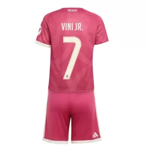 Camisolas Real Madrid Vinicius Junior 7 Criança Equipamento Terceiro 26/27