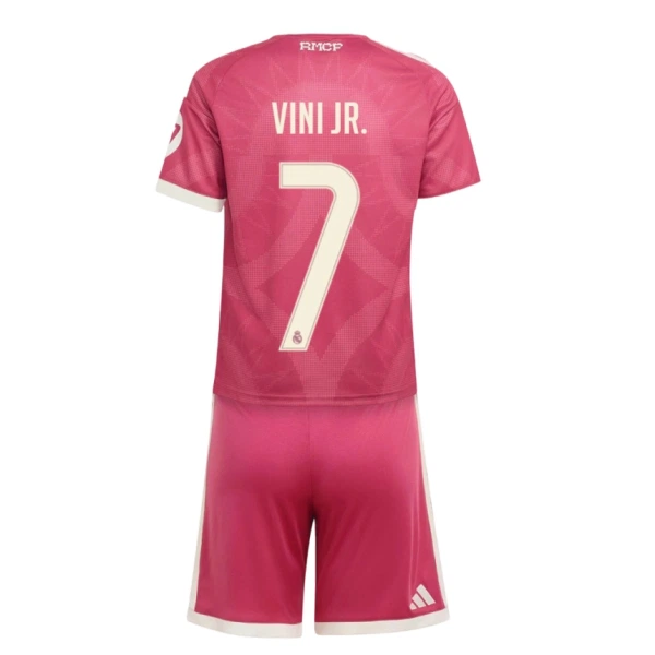 Camisolas Real Madrid Vinicius Junior 7 Criança Equipamento Terceiro 26/27 Camisolas Real Madrid Vinicius Junior 7 Criança Equipamento Terceiro 26/27