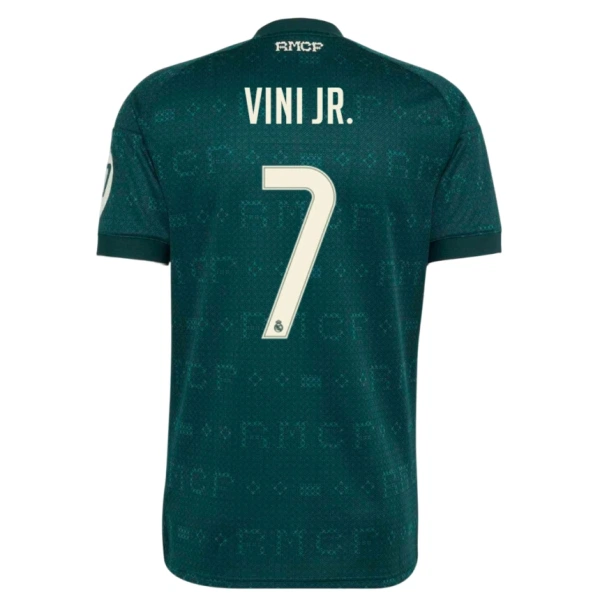 Camisolas Real Madrid Vinicius Junior 7 Equipamento Alternativo 26/27 Camisolas Real Madrid Vinicius Junior 7 Equipamento Alternativo 26/27