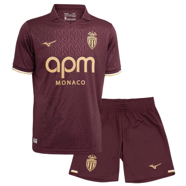 Camisolas AS Monaco Criança Equipamento Alternativo 26/27 Camisolas AS Monaco Criança Equipamento Alternativo 26/27
