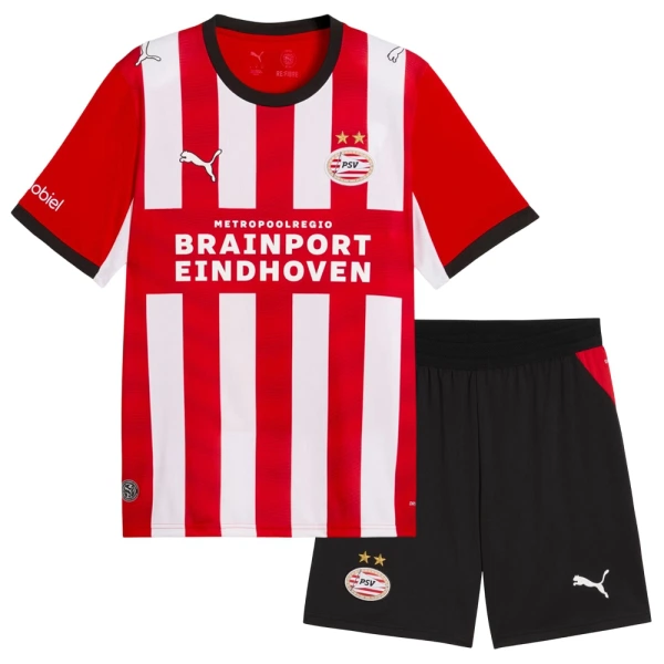 Camisolas PSV Eindhoven Criança Equipamento Principal 26/27 Camisolas PSV Eindhoven Criança Equipamento Principal 26/27