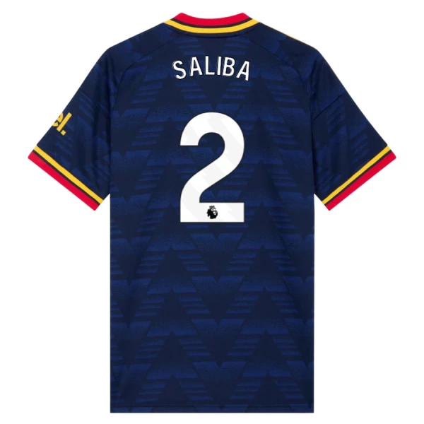 Camisolas Arsenal Saliba 2 Equipamento Alternativo 26/27
