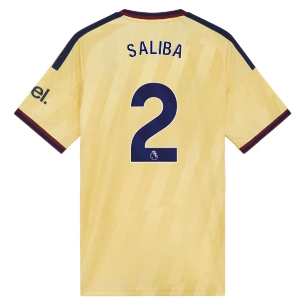 Camisolas Arsenal Saliba 2 Equipamento Terceiro 26/27 Camisolas Arsenal Saliba 2 Equipamento Terceiro 26/27