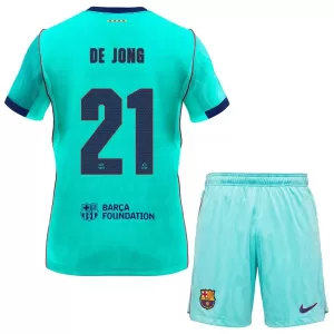 Camisolas FC Barcelona Frenkie de Jong 21 Criança Equipamento Terceiro 26/27