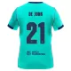 Camisolas FC Barcelona Frenkie de Jong 21 Criança Equipamento Terceiro 26/27